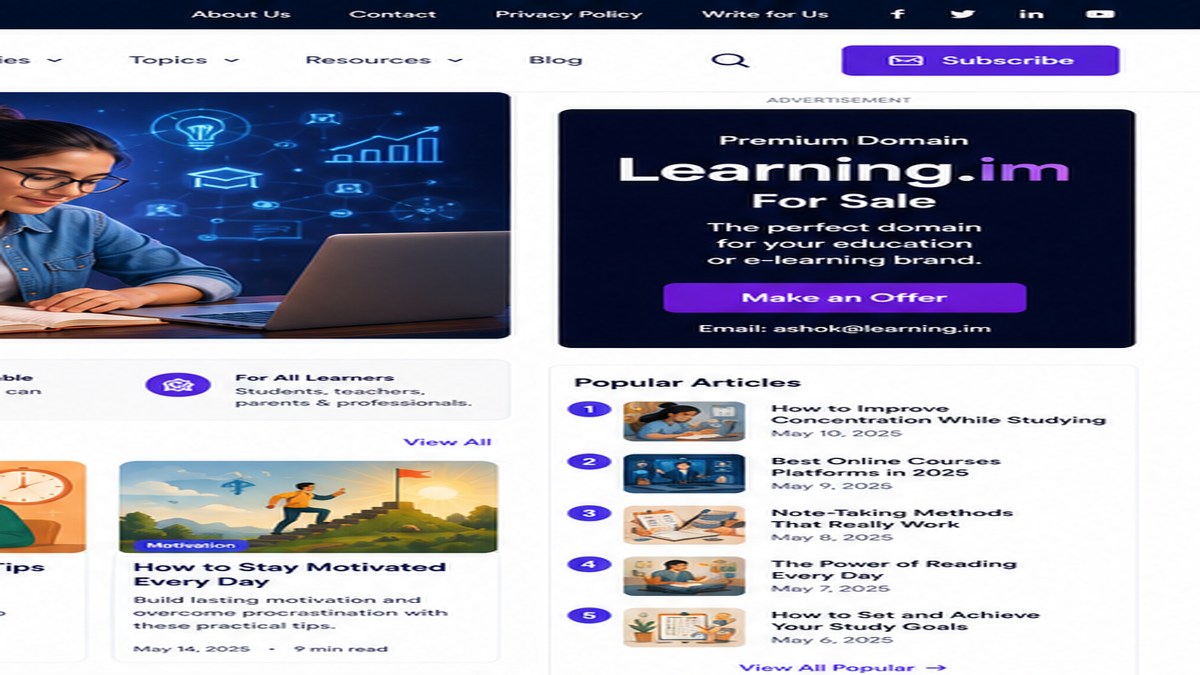 AI-generated education illustration for The Future of Online Education